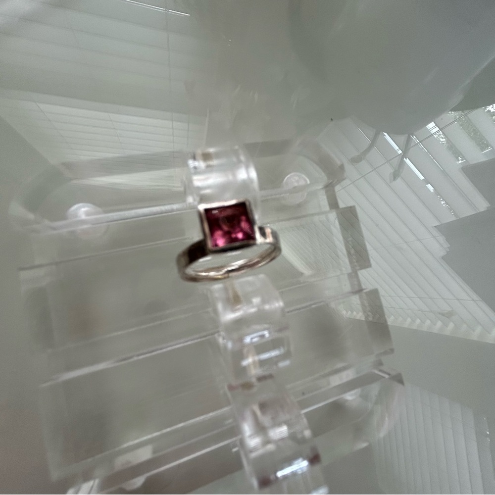 Pink topaz ring. Ladies Size 7.